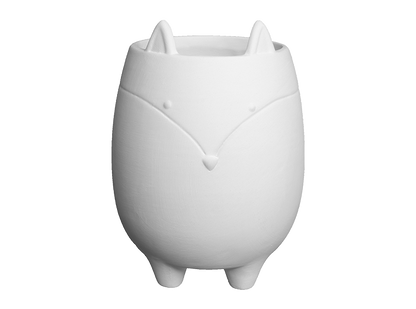 Bisque Fox Planter (Case of 4)