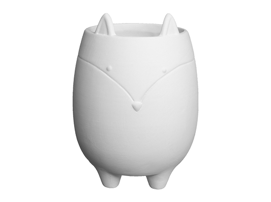 Bisque Fox Planter (Case of 4)