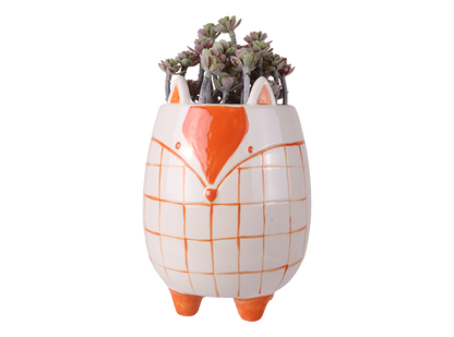 Bisque Fox Planter (Case of 4)