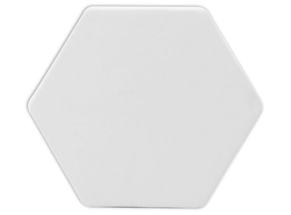 Bisque Hexagon Coaster (Case of 12)