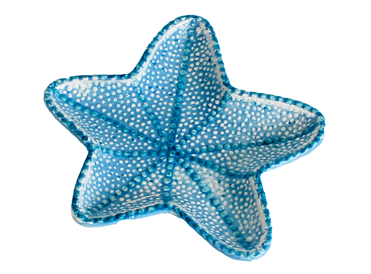 Bisque Little Starfish Dish (Case of 12)