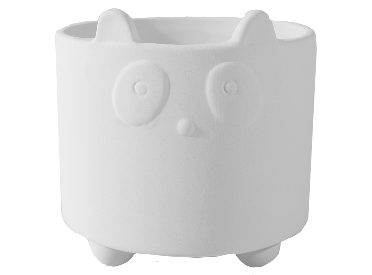 Bisque Hoot Planter (Case of 4)