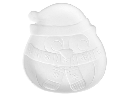 Bisque Santa Owl Dish (Case of 12)