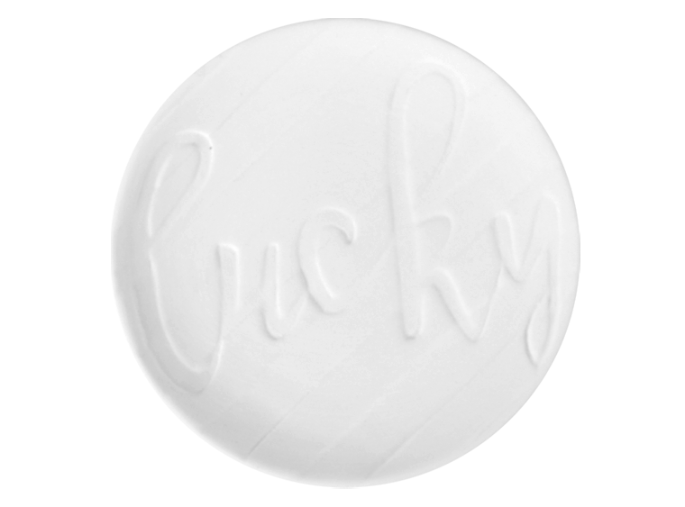 Bisque Lucky Dish (Case of 12)