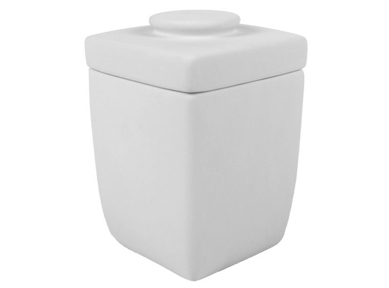 Bisque Medium Retro Canister (Case of 4)