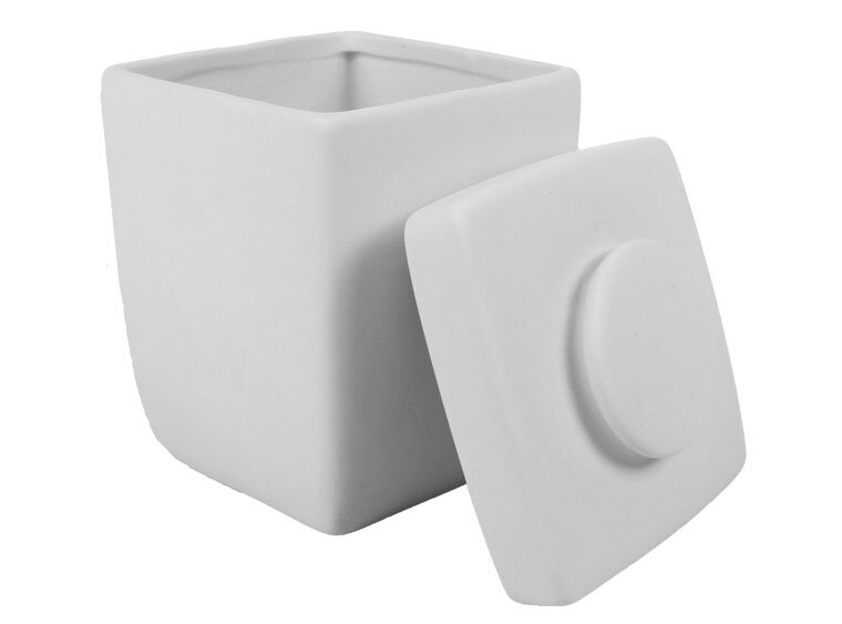 Bisque Medium Retro Canister (Case of 4)