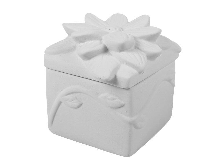 Bisque Flower Box (Case of 4)