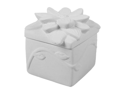 Bisque Flower Box (Case of 4)