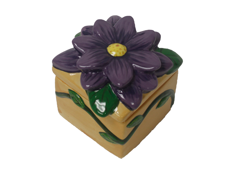 Bisque Flower Box (Case of 4)
