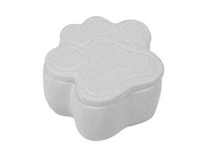 Bisque Paw Print Box (Case of 4)