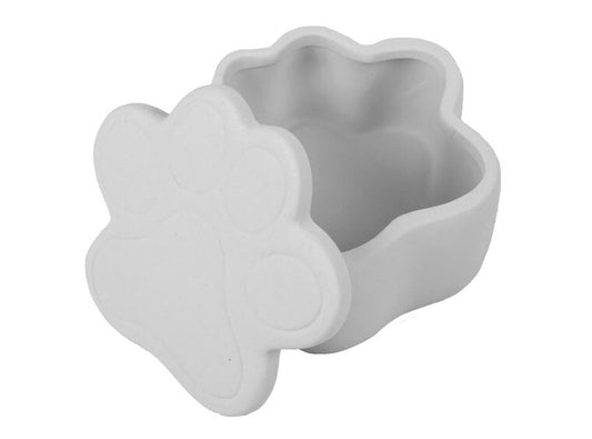 Bisque Paw Print Box (Case of 4)