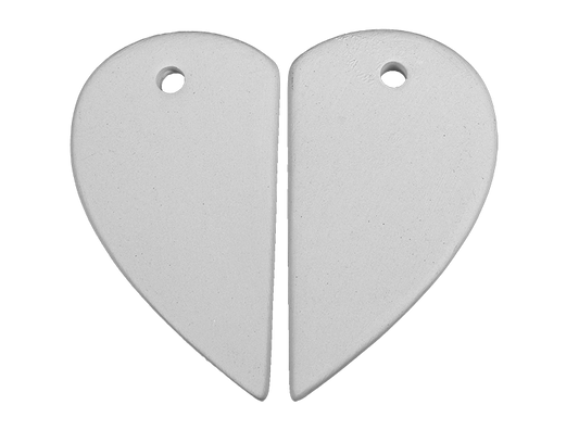 Bisque Piece Of My Heart Pendant (Case of 20)