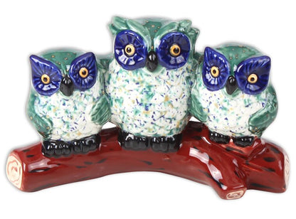 Bisque Owl Family (Case of 6)