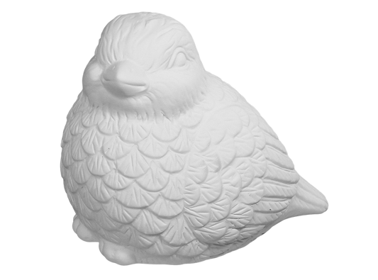 Bisque Plump Bird (Case of 4)