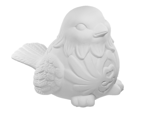 Bisque Baroque Bird (Case of 4)