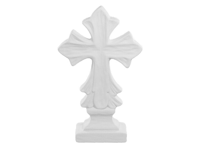 Bisque Rustic Cross (Case of 6)