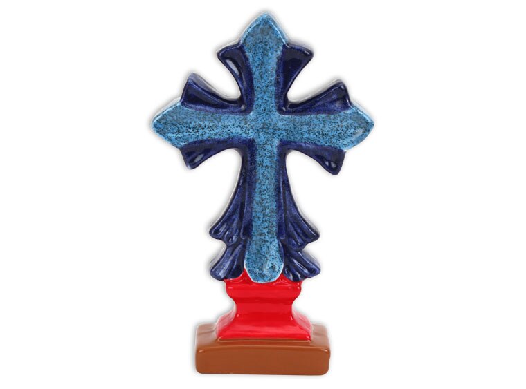 Bisque Rustic Cross (Case of 6)