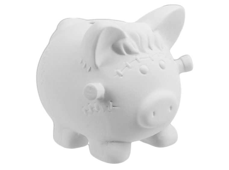Bisque Frankenpig Bank (Case of 4)