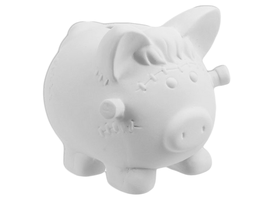Bisque Frankenpig Bank (Case of 4)