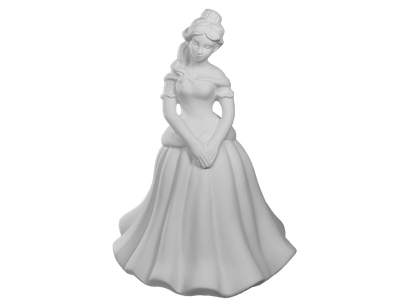 Bisque Princess Bank (Case of 4)