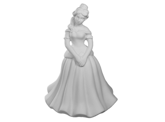 Bisque Princess Bank (Case of 4)