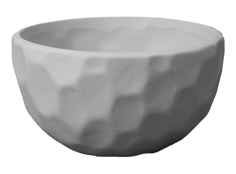 Bisque Moon Crater Bowl (Case of 6)