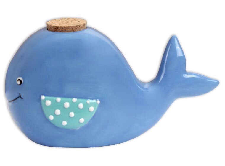 Bisque Whale Bank (Case of 6)