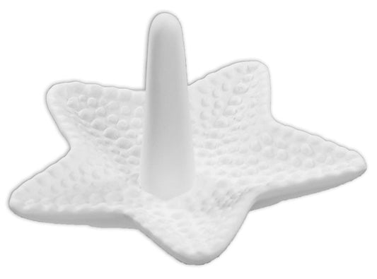 Bisque Happy Star Ring Holder (Case of 8)