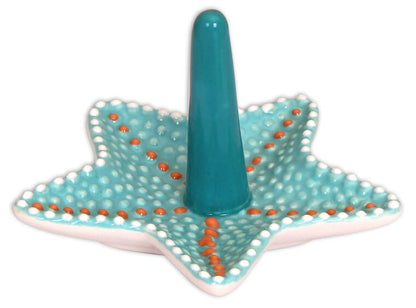 Bisque Happy Star Ring Holder (Case of 8)