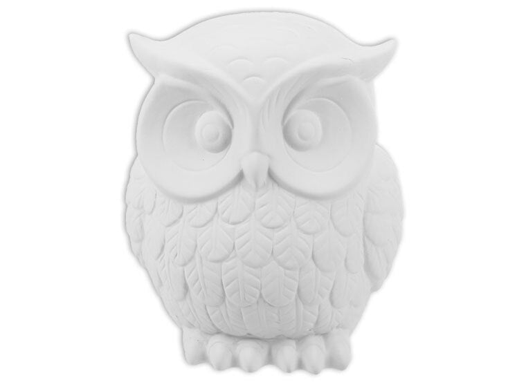 Bisque Baroque Owl (Case of 2)