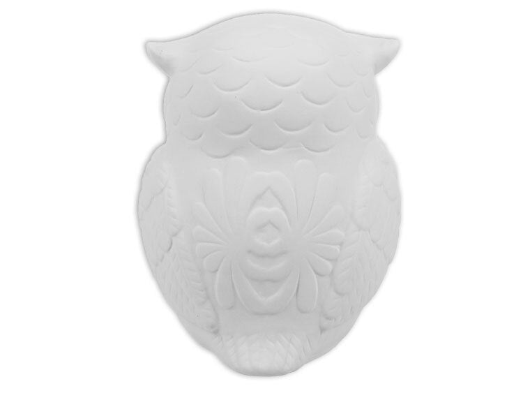 Bisque Baroque Owl (Case of 2)