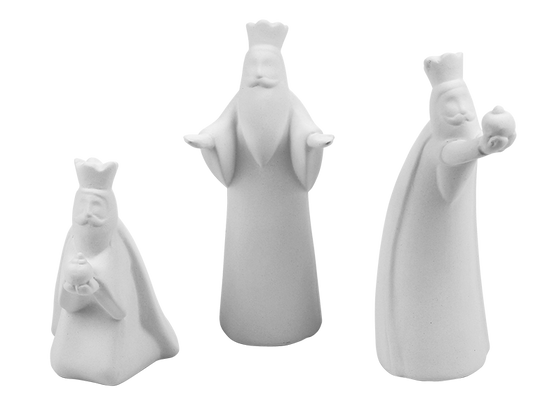 Bisque 3 Wise Men Nativity Set (Case of 4)