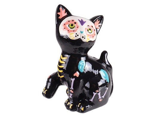Bisque Day Of The Dead Kitty (Case of 6)