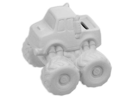 Bisque Monster Truck Bank (Case of 4)