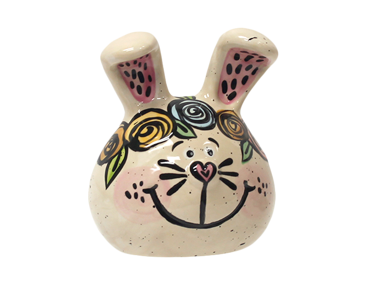 Bisque Bunny Bank (Case of 6)