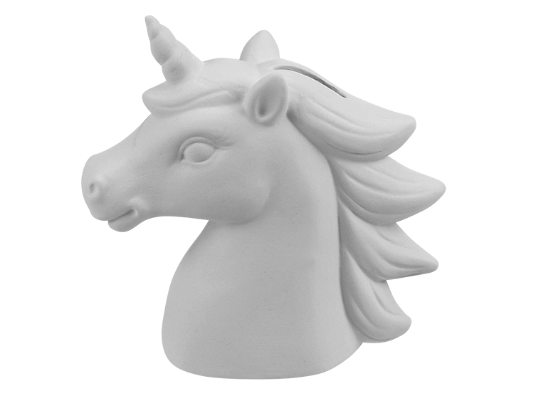 Bisque Unicorn Bank (Case of 6)