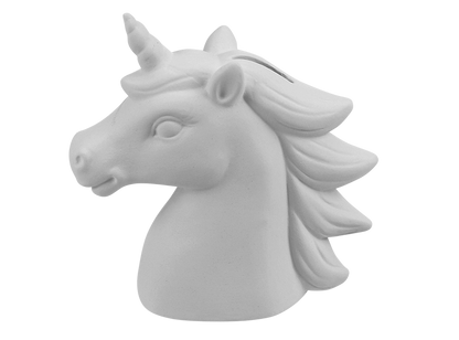Bisque Unicorn Bank (Case of 6)