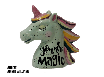 Bisque Unicorn Bank (Case of 6)