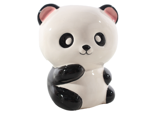 Bisque Panda Bear Bank (Case of 6)