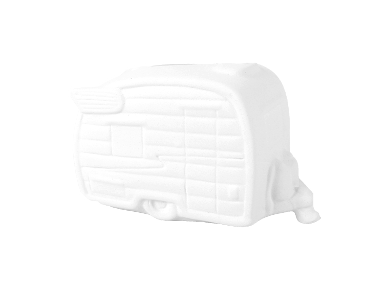 Bisque Camper Bank (Case of 6)