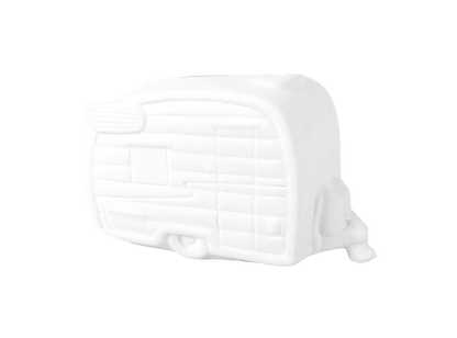 Bisque Camper Bank (Case of 6)