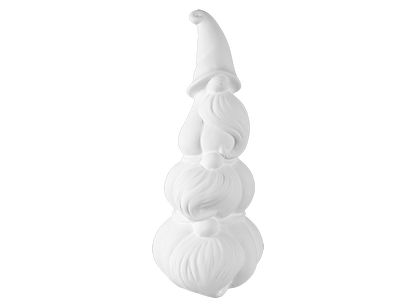 Bisque Stacked Pump-Gnomes (Case of 1)