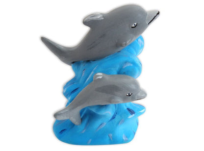 Bisque Mama And Baby Dolphin (Case of 6)