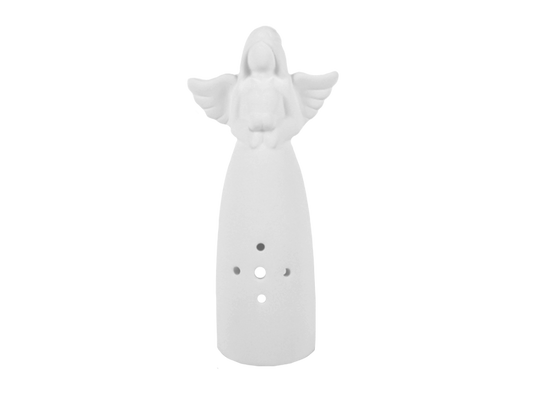 Bisque Angel Votive (Case of 4)