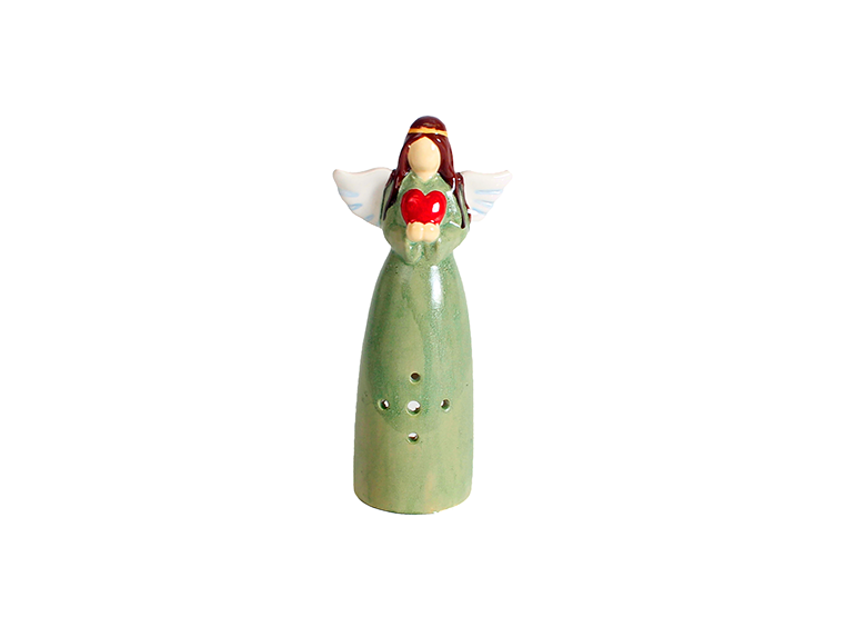 Bisque Angel Votive (Case of 4)