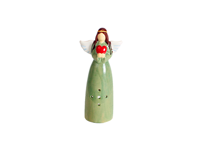 Bisque Angel Votive (Case of 4)
