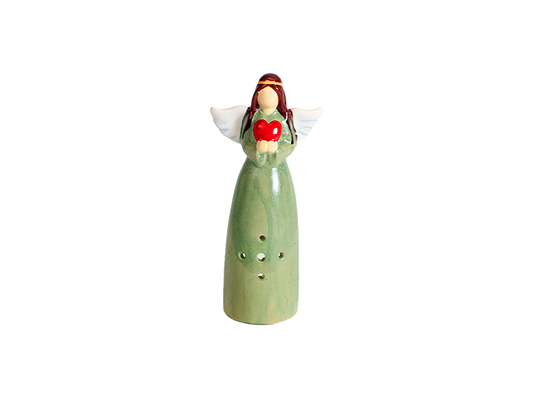 Bisque Angel Votive (Case of 4)
