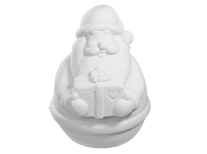 Bisque Jolly Mr. Claus (Case of 4)