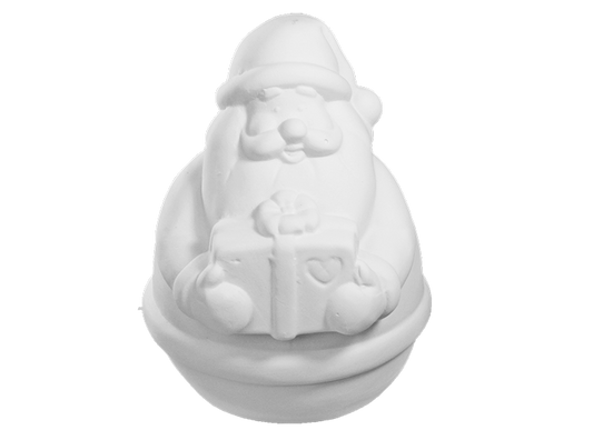 Bisque Jolly Mr. Claus (Case of 4)
