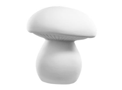 Bisque Whimsy Mushroom (Case of 4)